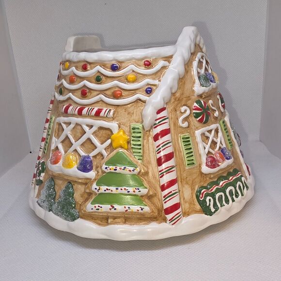 Yankee Candle Gingerbread House Jar Candle Topper Lamp Shade - Picture 6 of 12